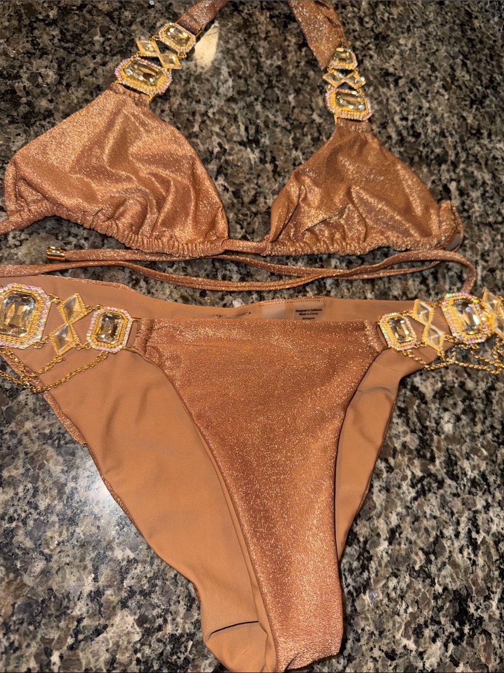 Beach Bunny JAZMINE Bronze Bikini - Picture 10 of 12